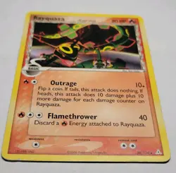Pokemon TCG Rayquaza 26/110 Delta Species Holon Phantoms Non Holo Rare Card 2006 - Image 1