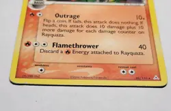 Pokemon TCG Rayquaza 26/110 Delta Species Holon Phantoms Non Holo Rare Card 2006 - Image 2