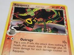 Pokemon TCG Rayquaza 26/110 Delta Species Holon Phantoms Non Holo Rare Card 2006 - Image 3