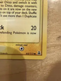 Pokemon Delta Species Ditto (Pikachu) Comic Con Promo Card 63/113 - Vintage Rare - Image 5