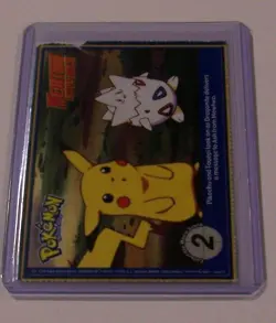 Pokemon 1999 Burger King Poketrivia, Card #26, Raichu - Image 2