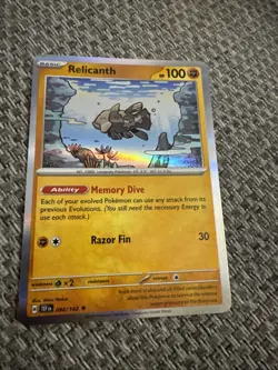 Pokemon TCG Relicanth Scarlet Violet-Temporal Forces 084/162 Holo Rare NM - Image 1