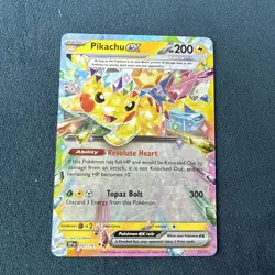 Pikachu EX Surging Sparks 057/191 Double Rare Holo Pokemon TCG Cards NM - Image 1