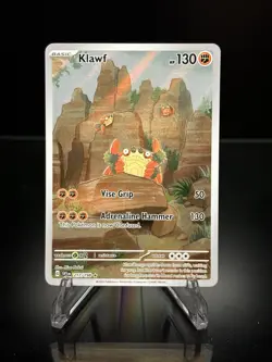 Pokemon TCG Klawf 217/198 Illustration Rare Scarlet & Violet Base Set NM - Image 1