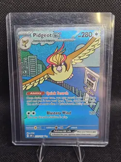 Pidgeot ex 225/197 Special Illustration Rare Obsidian Flames Pokemon Holo NM/M - Image 1