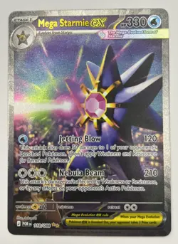 Mega Starmie ex 118/088 Holo Special Illustration Rare Perfect Order Pokemon NM - Image 4
