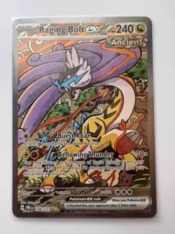 Raging Bolt ex 166/131 Prismatic Evolutions Special Illustration Rare NM Pokemon - Image 1