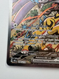 Raging Bolt ex 166/131 Prismatic Evolutions Special Illustration Rare NM Pokemon - Image 4