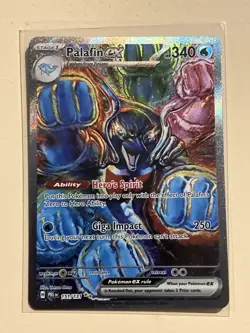 Palafin ex 151/131 Special Illustration Rare Prismatic Evolutions Pokemon NM - Image 1