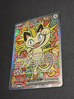 Pokemon TCG Perfect Order Meowth EX Special Illustration Rare SIR #121/088 - Image 2