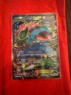 Pokemon TCG Venusaur Holo EX XY123 Black Star Promo Card Standard Size NM-MINT - Image 1