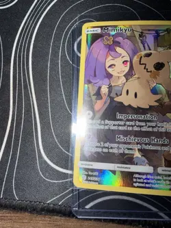 Pokemon Mimikyu 245/236 SM Cosmic Eclipse Secret Rare Full Art Holo EN 70 HP - Image 5