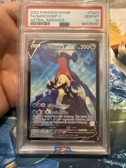 Garchomp V TG23/TG30 Astral Radiance Trainer Gallery PSA 10 GEM MT Pokemon Card - Image 1