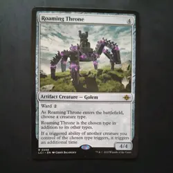 Roaming Throne - The Lost Caverns of Ixalan MTG TCG NM, Promo stamp - Image 1