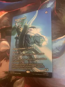 MTG Magic: The Gathering ROAMING THRONE Doom Variant MSH Commander Legends - Image 2