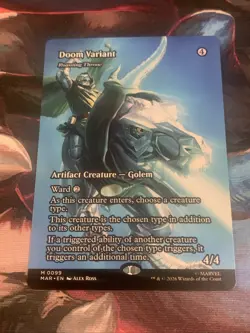 MTG Magic: The Gathering ROAMING THRONE Doom Variant MSH Commander Legends - Image 4