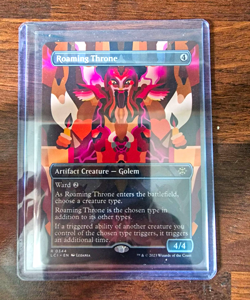 Roaming Throne 344/LCI Rare Artifact Creature Golem 4/4 Regular ENG MTG - Image 1