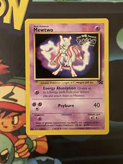 Pokemon Cards DRAGONITE & MEWTWO BLACK STAR PROMO -WB "The first Movie" - Image 2