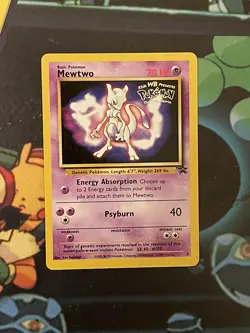 Pokemon Cards DRAGONITE & MEWTWO BLACK STAR PROMO -WB "The first Movie" - Image 4