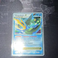 Pokemon TCG Empoleon LV.X DP11 Diamond and Pearl Promo Holo English 2007 140 HP - Image 2