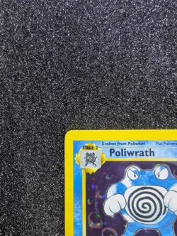 Poliwrath Holo Rare Pokemon TCG Card Unlimited Base Set 13/102 NM 1999 - Image 2