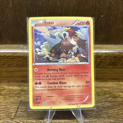 Pokemon TCG Entei XY Ancient Origins 14/98 Cosmos Holo Rare Card - Image 1