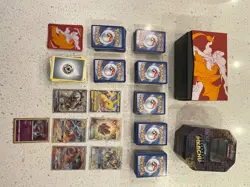 Pokemon Cards, Tag Team Cards, Shiny Full Art V Card, Mewtwo, Sun and Moon - Image 1