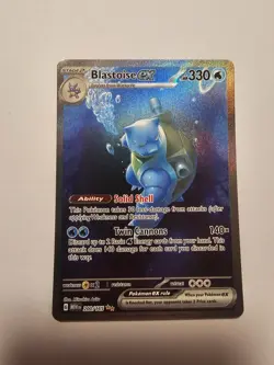 Pokemon TCG Blastoise ex Scarlet & Violet-151 200/165 Holo SIR - Image 1