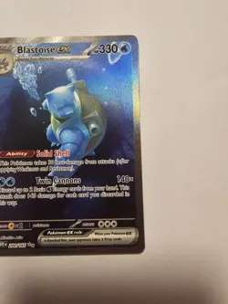 Pokemon TCG Blastoise ex Scarlet & Violet-151 200/165 Holo SIR - Image 3