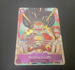 Afro Monkey.D.Luffy Bandai Card Games Fest 25-26 One Piece Promo OP07-073 - Image 1