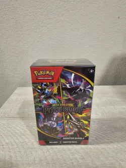 Pokemon Pitch Black Booster Bundle Mega Evolution TCG 6 Packs Sealed - Image 1