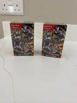 X2 Pokemon TCG Mega Evolution Pitch Black Booster Bundle Factory Sealed x2 - Image 1