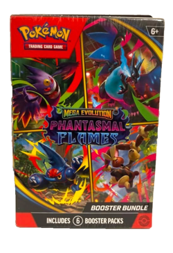‼SEALED‼ Pokemon TCG Mega Evolution Phantasmal Flames Booster Bundle - Image 1