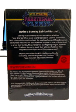 ‼SEALED‼ Pokemon TCG Mega Evolution Phantasmal Flames Booster Bundle - Image 2