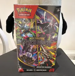 Sealed Pokemon TCG Mega Evolution Pitch Black Booster Bundle English - Image 1