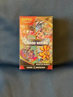 *Sealed Pokemon TCG Mega Evolution Chaos Rising Booster Bundle Pack- 6 Boosters - Image 1