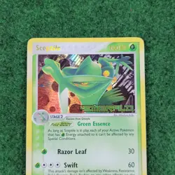 Pokemon EX Emerald Sceptile 10/106 Stamped Reverse Holo Card - RARE - Image 2