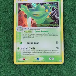 Pokemon EX Emerald Sceptile 10/106 Stamped Reverse Holo Card - RARE - Image 3