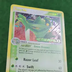 Pokemon EX Emerald Sceptile 10/106 Stamped Reverse Holo Card - RARE - Image 4