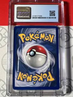 Mewtwo Pokemon Base Set 10/102 Holo Unlimited Rare CGC Graded 8.5 PSA NM Mew - Image 3
