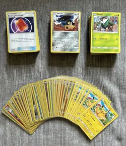 Pokemon S&M Crimson Invasion Bulk Lot- 300+ Cards All Holo/Reverse Are Sleeved - Image 1