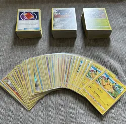 Pokemon S&M Crimson Invasion Bulk Lot- 300+ Cards All Holo/Reverse Are Sleeved - Image 2