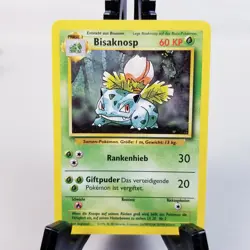 1999 Pokemon TCG Ivysaur Bisaknosp "German" Uncommon 30/102 - VLP - Image 1