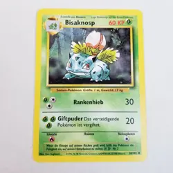 1999 Pokemon TCG Ivysaur Bisaknosp "German" Uncommon 30/102 - VLP - Image 2