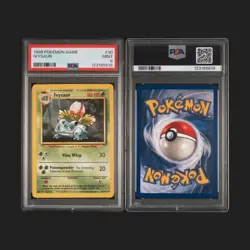 PSA 9 Pokemon TCG Ivysaur 30/102 Base Set Unlimited Regular English - Image 1