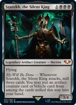 Szarekh, the Silent King (Surge Foil) Warhammer 40,000 - Near Mint Foil - Image 1