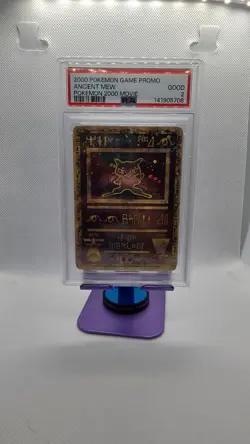 Pokemon Ancient Mew 2000 Movie Promo Holo Card PSA 2 Lowest POP - Image 1