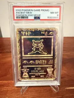 2000 ANCIENT MEW Pokemon Game Promo Pokemon Movie NM-MT PSA 8 HEAD SWIRL! - Image 1