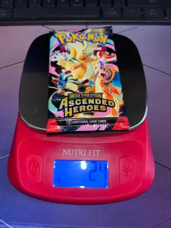 🔥VERY HEAVY🔥 Potential God Pack! Pokemon Ascended Heroes Booster Pack!22-24g - Image 3