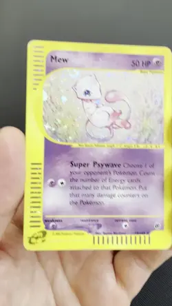 Mew 019/165 Expedition Base Set Holo Ultra Rare Pokemon TCG Nintendo Card - Image 2